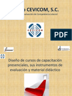 EC0301 "Diseño de Cursos de Capacitación Presenciales, Sus Instrumentos de Evaluación y Material Didáctico"