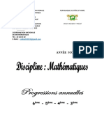 Progressions Maths