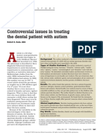 Rada, R. E. Controversial Issues in Treating The Dental Patient With Autism.