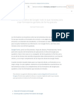 Guía de Formularios de Google - Todo Lo Que Necesita para Crear Formularios Geniales de Forma Gratuita - La Guía Definitiva para Las Hojas de Cálculo de Google - Zapier PDF