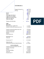 Design of Staircase - 1 Data:: Safe in Deflection