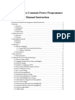 Inventronics Constant Power Programmer Manual Instruction