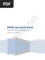 BMBS Question Bank Updated Till Spring 2016