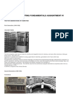 Computing Fundamentals Assignment