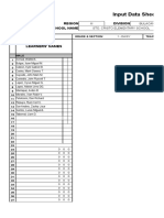 Input Data Sheet For E-Class Record: Region Division School Name