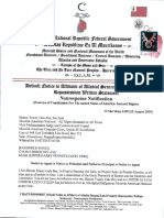 MACN-R000000427 - Default Notice To Affidavit of Allodial Secured Land Property Repossession Written Statement - Nonresponse Notification