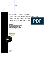 Configuring and Deploying The Dell Equal Logic Multipath I O Device Specific Module (DSM) in A PS Series SAN