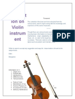 Information On Violin - 150616