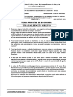 Exercícios de Micreconomia I