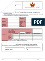 Applicant Details: Staff Study Grant Application Form