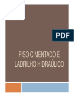 Piso de Cimento e Ladrilho Hidráulico