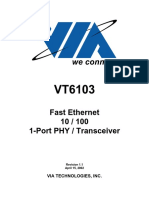 Datasheet de Via VT6103