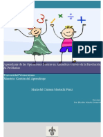 Mastachi - Aprendizaje de Las Operaciones Basicas en Aritmetica A Traves de Problemas