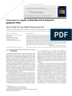 Fabrication of Highly Conducting and Transparent Graphene Films