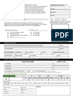 Admissions Center - Benilde Application Form A PDF