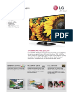 42LN5400 Spec Sheet TV LG 42 Inch PDF