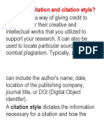 What Is A Citation and Citation Style?