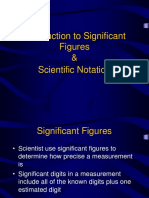 Significant Figures and Scientific Notation