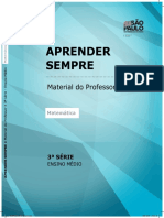 Caderno Professor Matemática - EF - 3 Serie