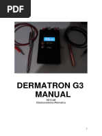 Manual Dematron G3