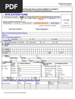 Application Form: Technical Education and Skills Development Authority