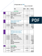 Rate Analysis For M20 by Khaja