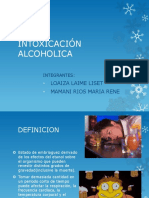 Intoxicación Alcoholica