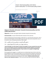 The LGBTQ Movement Homosexuality and Islam Understanding Muslim Attitudes To Homosexuality Islam 57