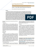 Formulation and Evaluation of Antimicrobial Polyherbal Ointment 2155 9538 1000154