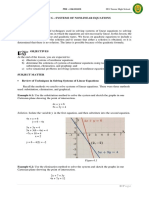 Module Lesson 1.6 Systems of Nonlinear Equations