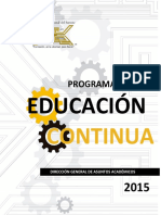 Programa de Educacion Continua