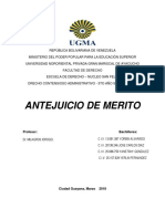 Antejuicio de Mérito de Altos Funcionarios