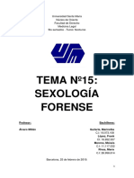 Trabajo Final Sexologia Forense. Medicina Legal