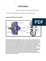 Construction Details of Fluid Coupling