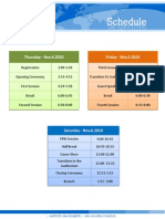 Schedule ISRMUN