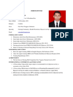 Personal Information: Curriculum Vitae