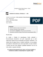 (57305-56959) Ad1 Gestao Ambiental e Desenvolvimento Sustentavel 2019 1 Adm