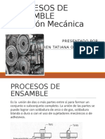 Procesos de Ensamble Sujecion Mecanica