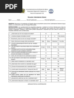 Encuesta de Calentadores Solares