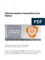 Ultimate Guide To Tensorflow 2.0 in Python