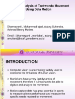 Similarity Analysis of Taekwondo Movement Using Data Motion