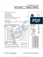 Isc N-Channel MOSFET Transistor IRFB4227 IIRFB4227: INCHANGE Semiconductor