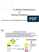 HPLC Theory, Method Development & Method Validation: Instructors: Dr. Sunil Bhongale & Mr. Dhananjay Sadafule