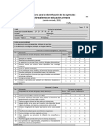 Inventario para La Identificación de Las Aptitudes Sobresalientes en Educación Primaria