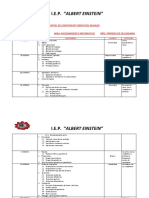 Cartel de Contenidos Temáticos Anuales Primero de Secundaria Razonamiento Matematico