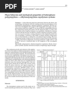 Phase Behavior and Mechanical Properties of Heterophasic Polypropylene - Ethylene/propylene Copolymers Systems