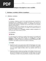 1statistique Descriptive Vocabulaire Tableaux Et Graphiques