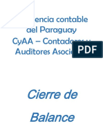 1 Cierre de Balance