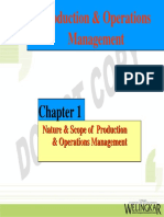 Nature & Scope of Production MGT