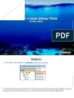 How To Create Stamp Plots: PETREL 2009.2